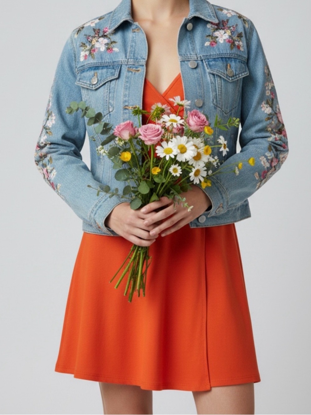 WRAPAROUND - ORANGE 🍊 FARM DRESS - Picture 8 of 8